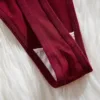 SISSY GIRL Red Lips Hot Thong for Women Love Decoration Cotton Crotch Low Rise Underwear Girlfriend