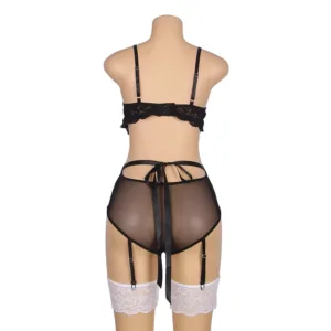 kf S3161c470e77441248e4bd896b85ed79cd Plus Size Womens French Maid themed and Apron Teddy Lingerie Maid Costume Set Sexy Halloween Hentai